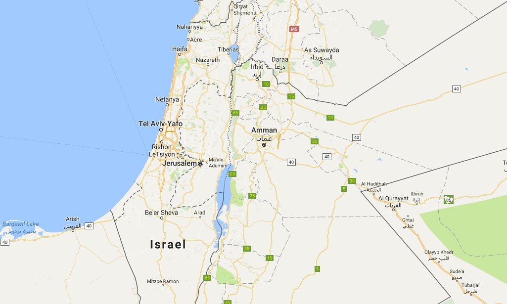 Google обвиняют в отсутствии Палестины на картах Google Maps