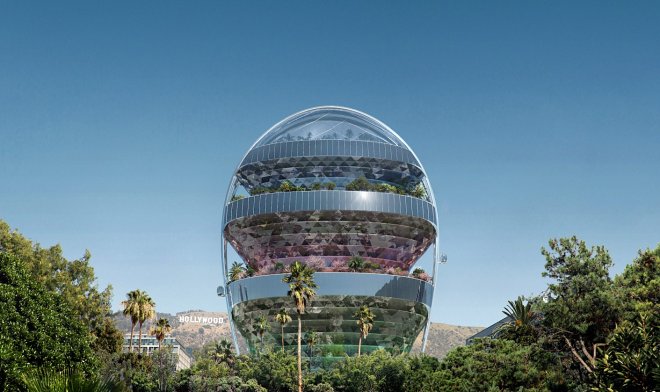 В Голливуде может появиться «зеленый офис будущего» в форме башни-сада 