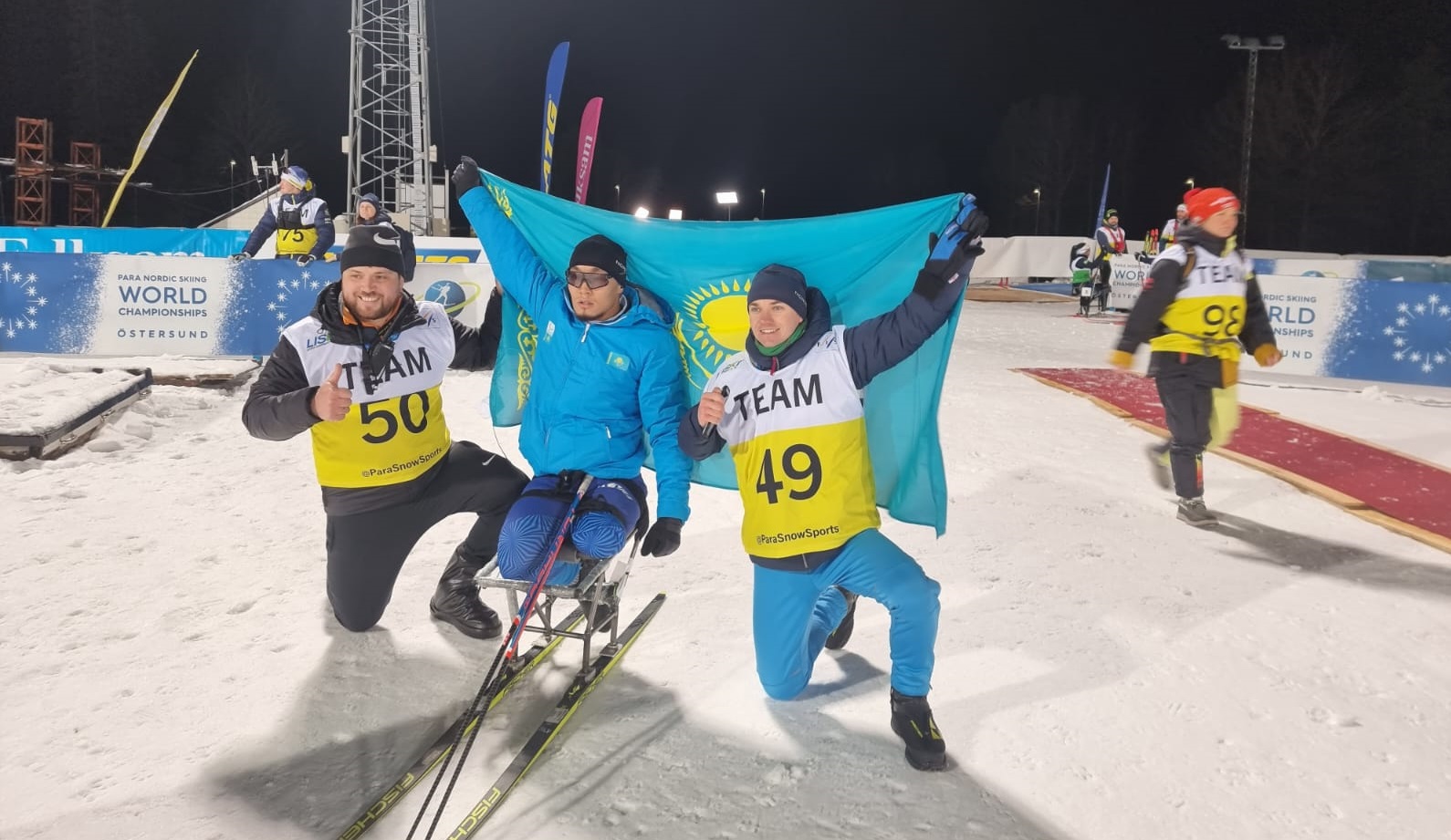 Казахстанский спортсмен стал чемпионом мира по пара лыжным гонкам 