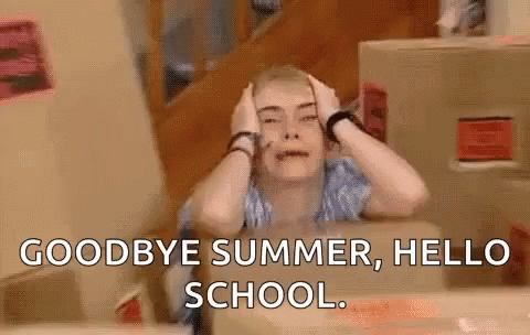 goodbye summer hello school