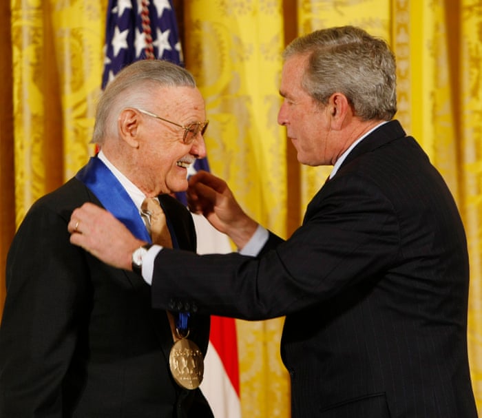 Награждение медалью National Medals of Arts, 2008 год.