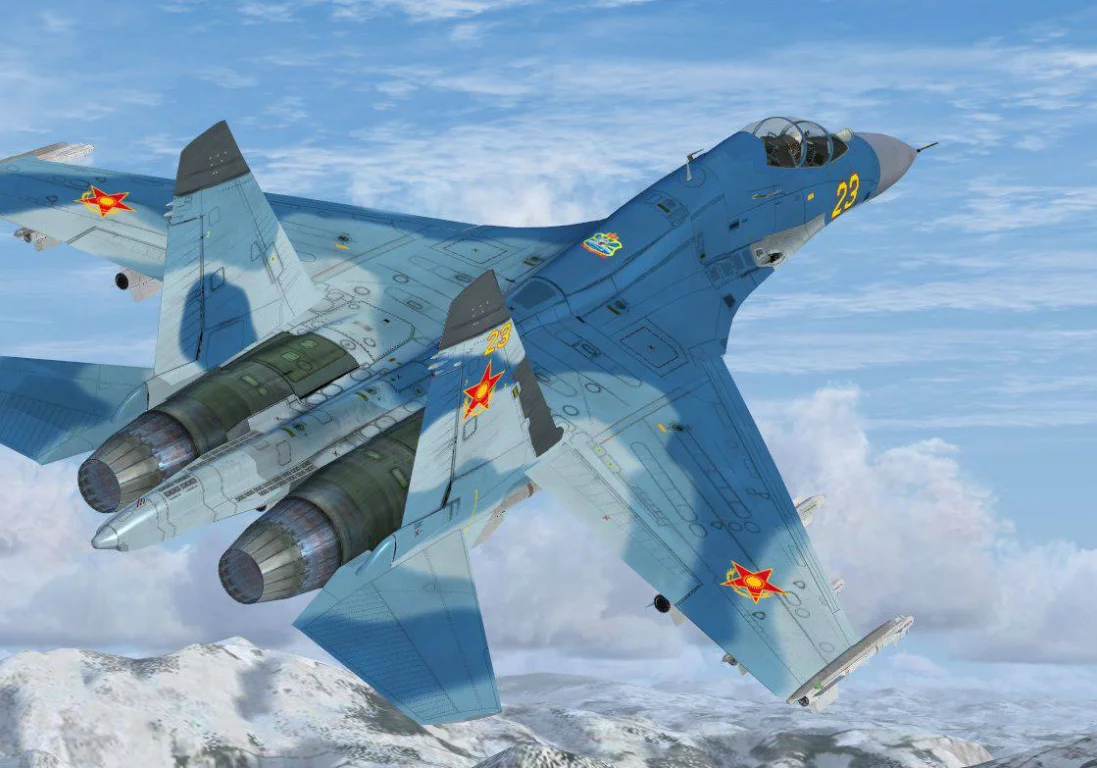Истребитель Су-27 разбился во время учебного полёта в Казахстане