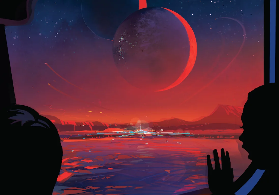 NASA нашли аналог Солнечной системы с семью планетами