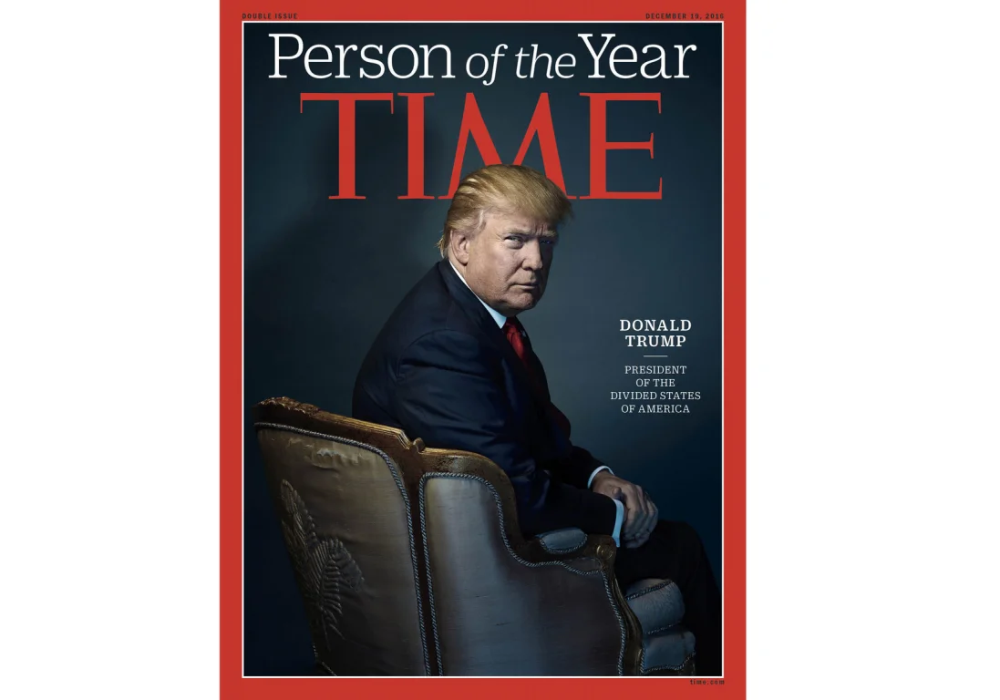 Журнал Time назвал Дональда Трампа человеком года