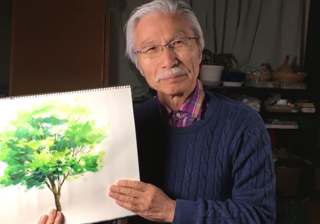 Как 73-летний художник помогает людям c помощью канала на YouTube?