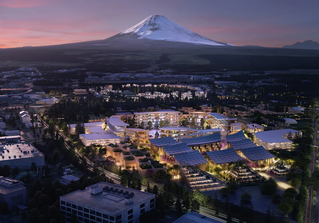 Toyota построит умный город у подножия горы Фудзияма
