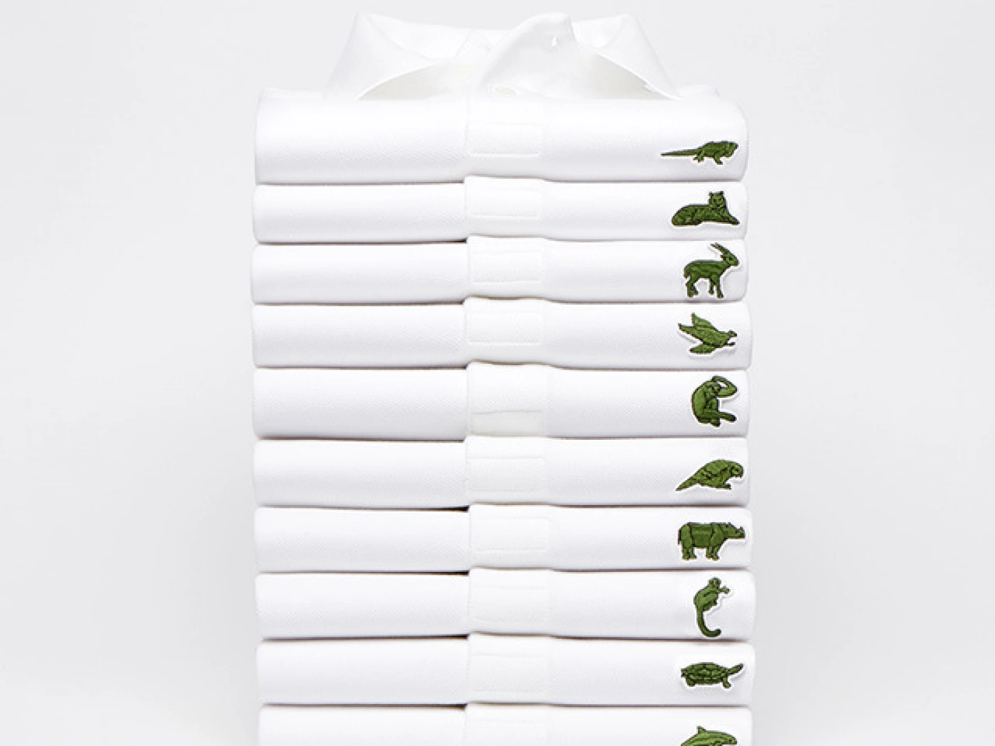 Lacoste выпустили поло с логотипом исчезающих видов животных