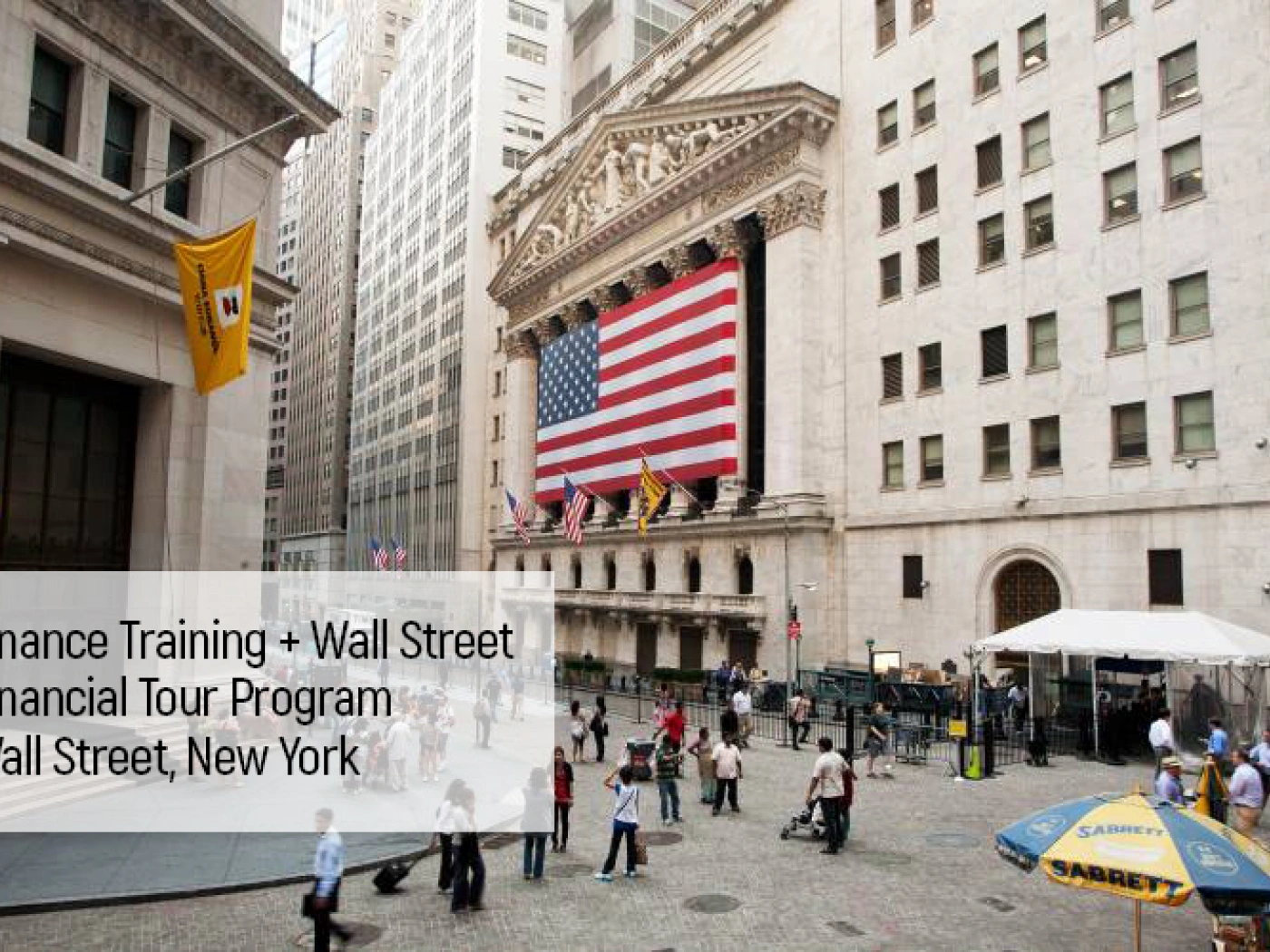 Уникальная программа: финансовый тренинг и тур по Wall Street