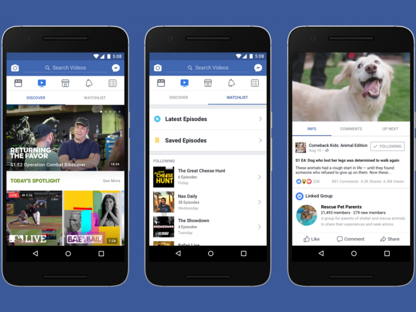 Facebook представила свою видеоплатформу Facebook Watch