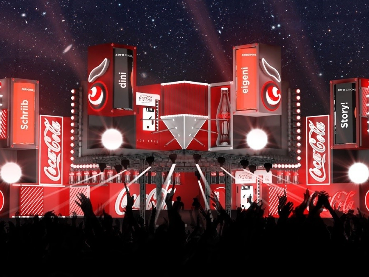 Фестиваль Coke & Мusic в Алматы