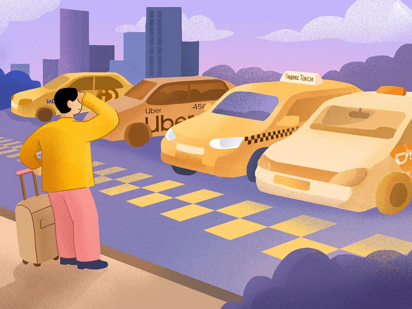 Сравниваем сервисы такси: Yandex Go, Uber, inDriver или DiDi?