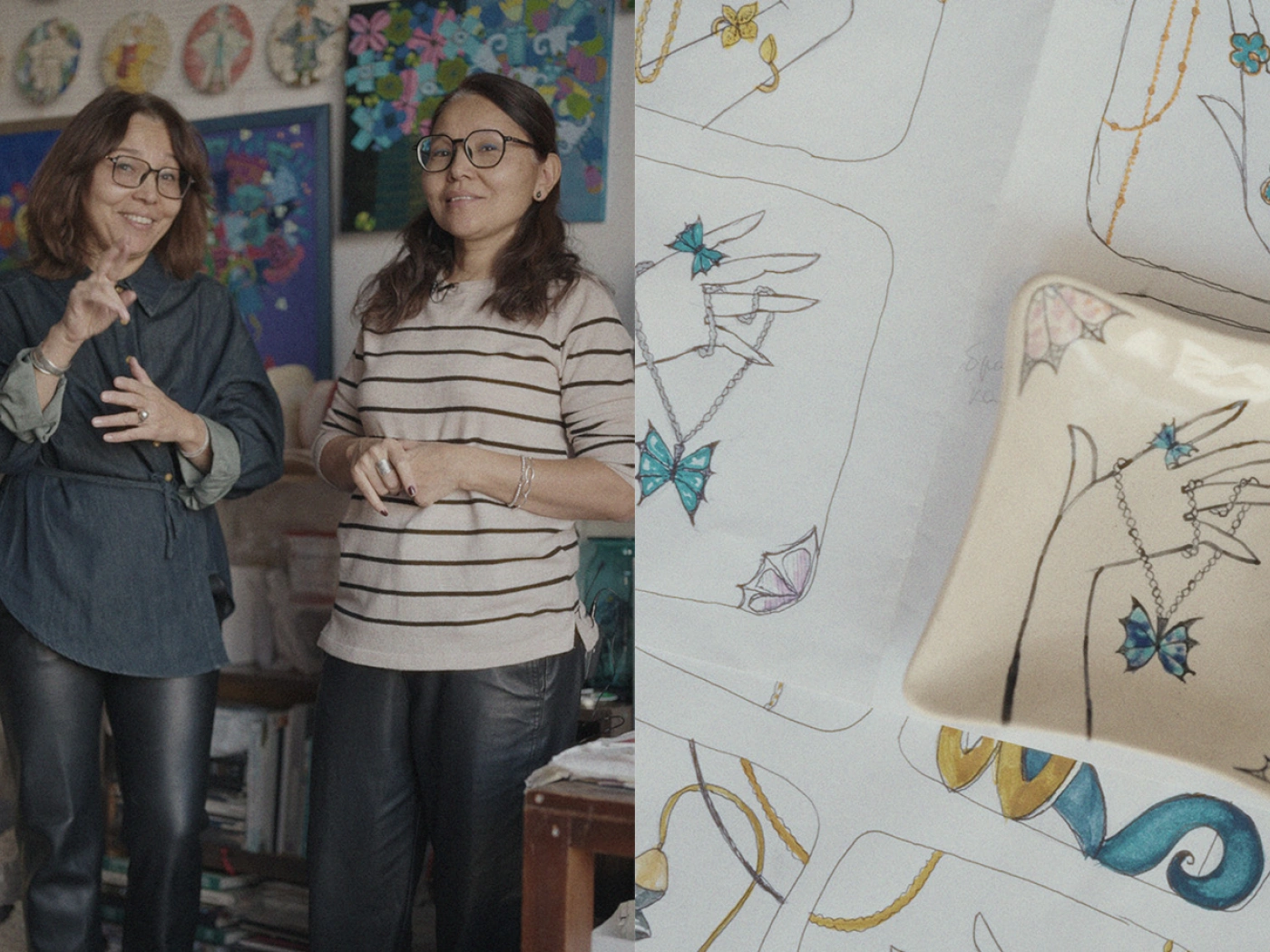 Казахстанские художницы GaBo создали новогодние подарки совместно с Sansi