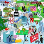 100 пасхалок: редакция STEPPE собрала все события 2025 года в одной иллюстрации