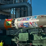 На Байконуре запустили ракету с рисунками детей с онкозаболеваниями