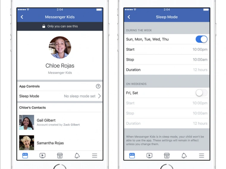 У Facebook Messenger Kids теперь есть «режим сна». Что это значит?