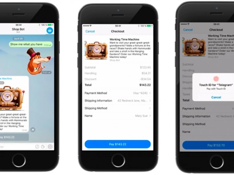 В Telegram появились видеосообщения и платежи