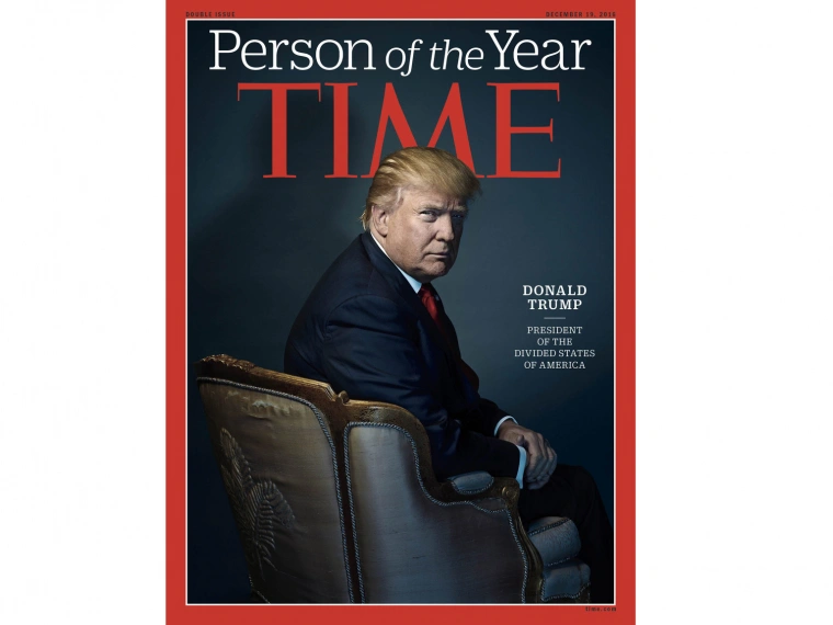 Журнал Time назвал Дональда Трампа человеком года