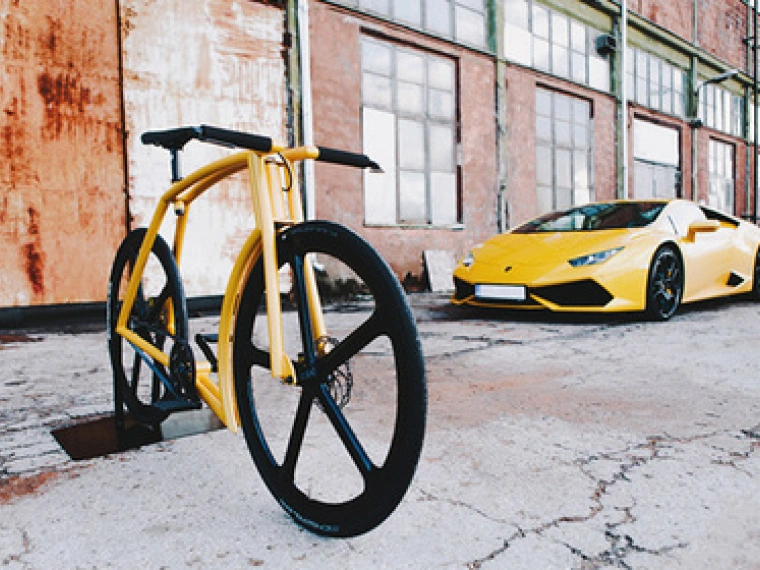 Эстонцы сконструировали велосипед в стиле Lamborghini