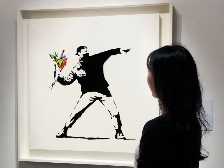 Работа Бэнкси стала первой картиной Sotheby’s, проданной за криптовалюту