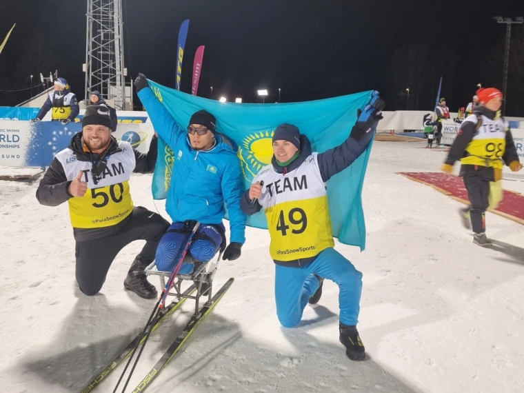 Казахстанский спортсмен стал чемпионом мира по пара лыжным гонкам
