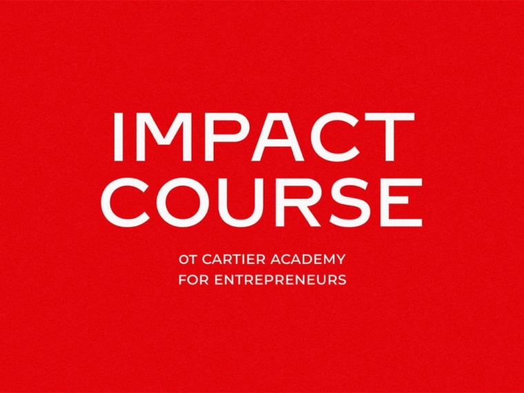 Дом Cartier объявил о начале приема заявок на программу Impact Course
