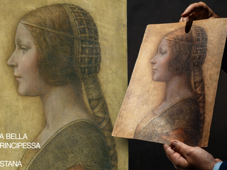 La Bella Principessa: в Казахстан привезли прекрасную принцессу Леонардо да Винчи
