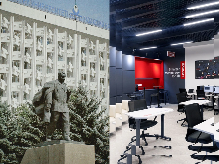 Lenovo открыла аудиторию на базе КазНИТУ имени К.И. Сатпаева