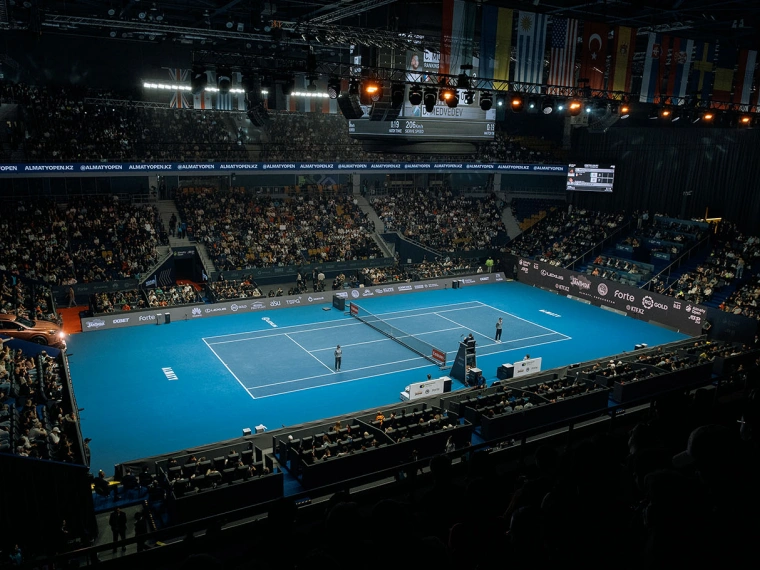 Almaty Open признан одним из лучших турниров мира по теннису за качество организации