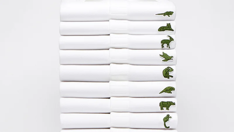 Lacoste выпустили поло с логотипом исчезающих видов животных