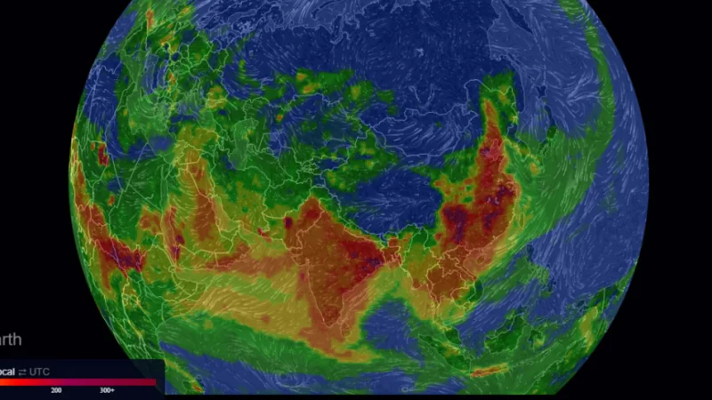 3D-карта загрязнения воздуха в реальном времени появилась в интернете