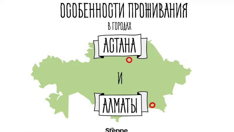 Особенности проживания: Астана Vs. Алматы