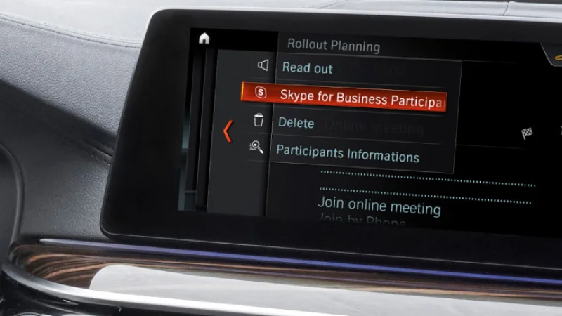 В автомобили BMW будет установлен Skype