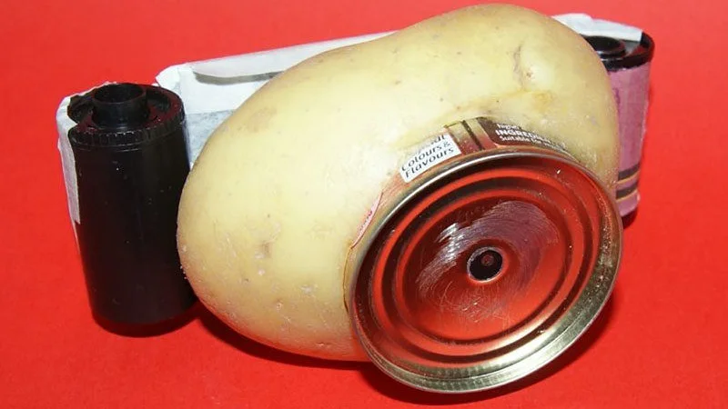Австралиец создал работающую фотокамеру из картошки
