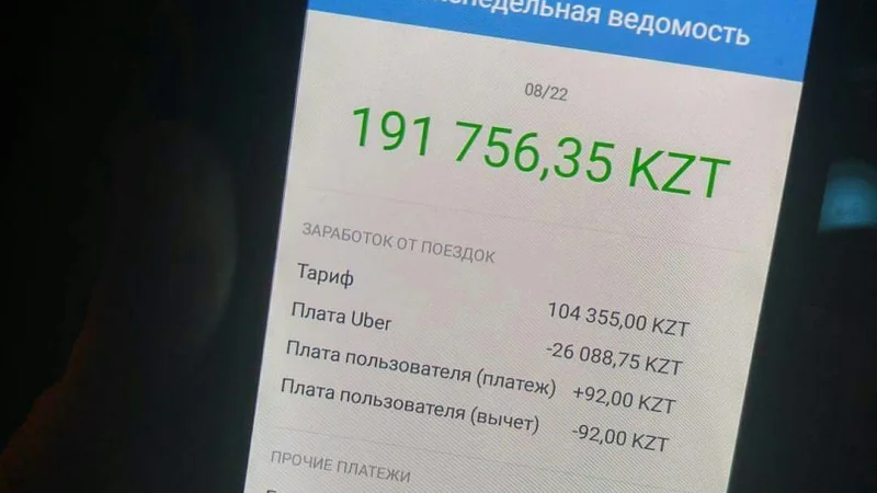 «Труд не из легких»: как я месяц работал водителем Uber в Казахстане