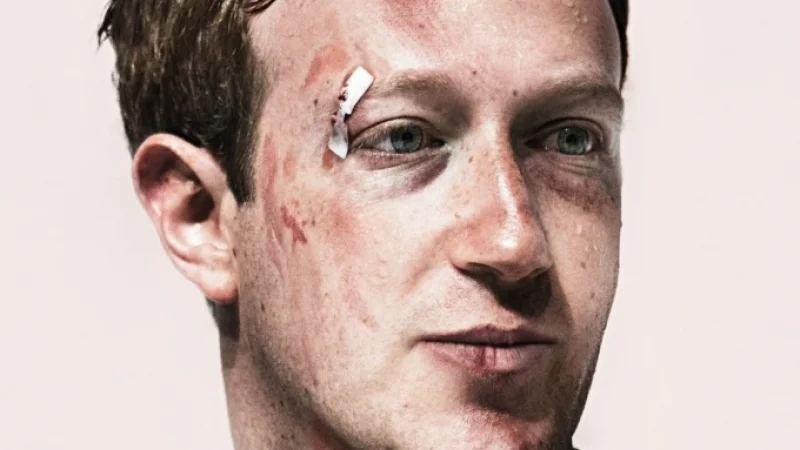 «Побитый» Марк Цукерберг стал лицом мартовского номера журнала WIRED