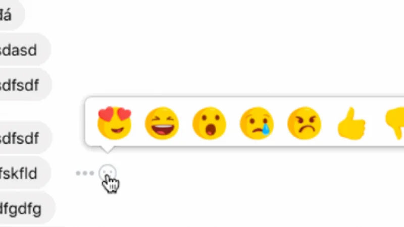 Facebook тестирует реакции и дизлайк на личные сообщения