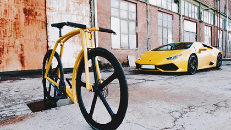 Эстонцы сконструировали велосипед в стиле Lamborghini