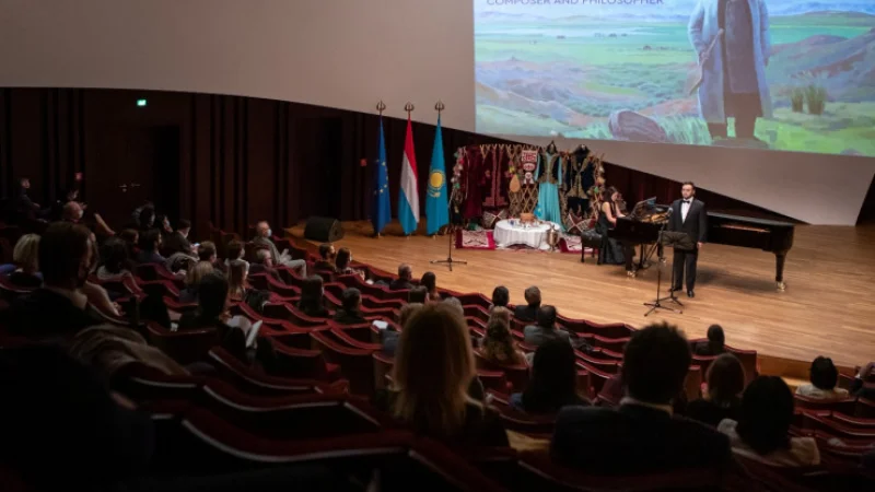 В Люксембурге прошёл концерт, посвящённый 175-летию Абая Кунанбаева