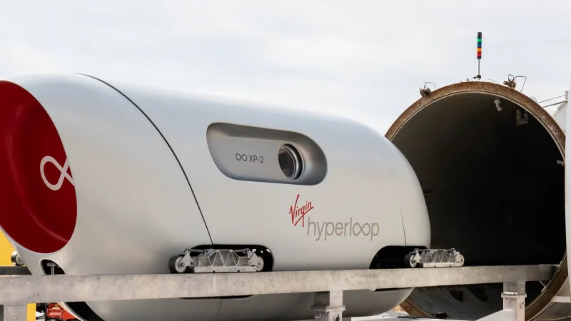 Virgin Hyperloop One протестировала первый вакуумный поезд
