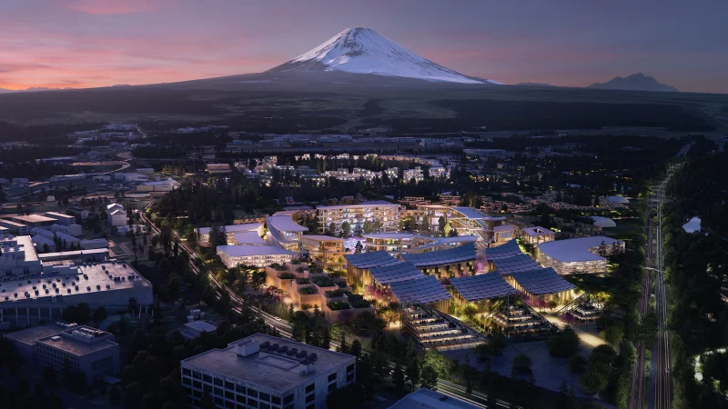 Toyota построит умный город у подножия горы Фудзияма