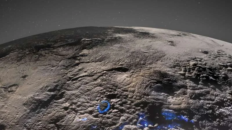 На Плутоне обнаружены гигантские ледяные вулканы