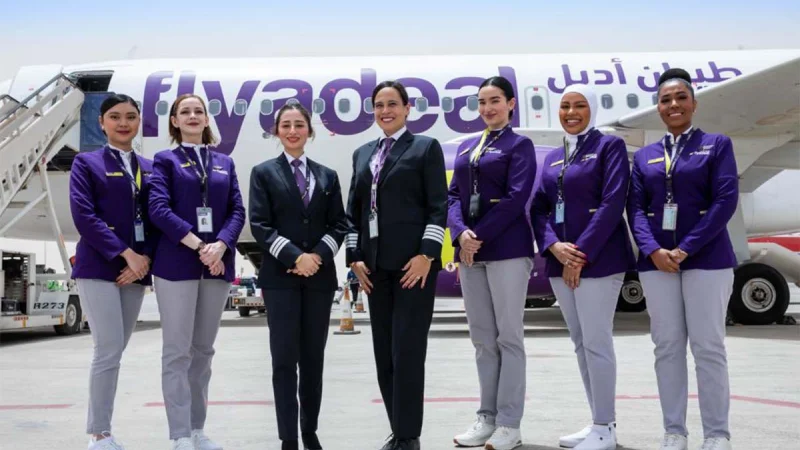 Полностью женский экипаж впервые выполнил авиарейс в Саудовской Аравии