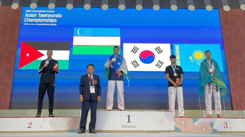 Казахстанские таеквондисты завоевали восемь медалей на чемпионате Азии