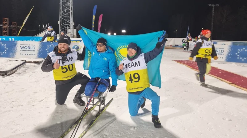 Казахстанский спортсмен стал чемпионом мира по пара лыжным гонкам