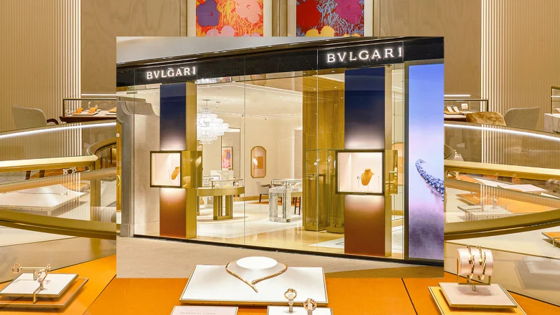 Бутик BVLGARI в Алматы открылся после обновления: что изменилось