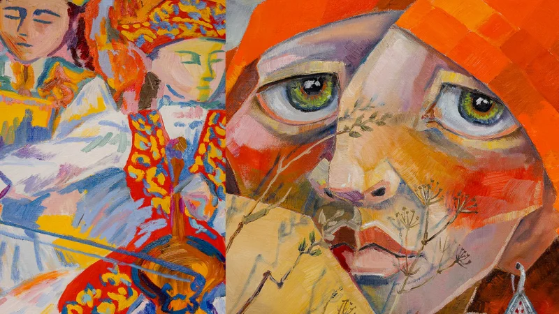 Невидимый труд женщин: картины казахстанских художниц выставлены в Efes Art Space