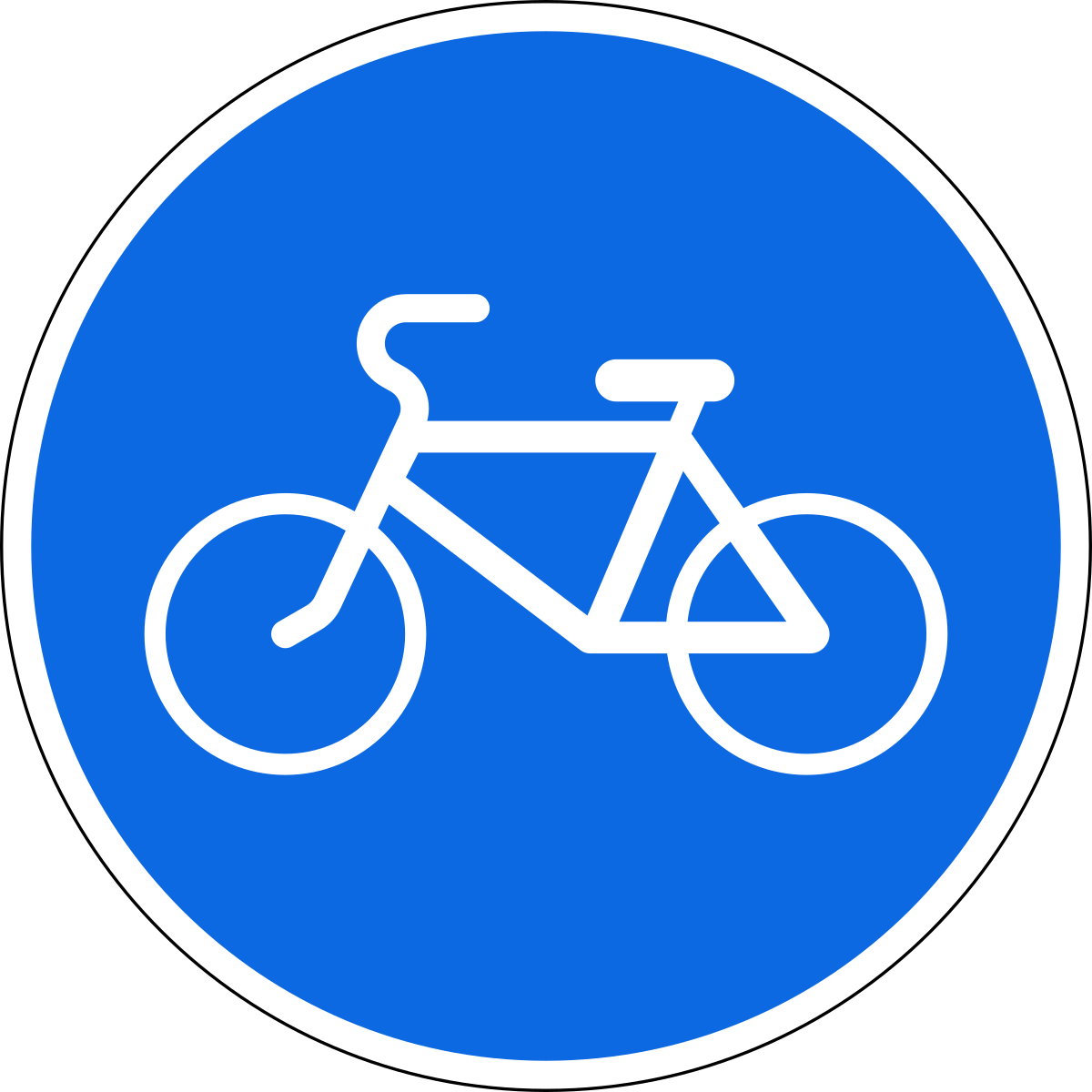 велосипедный знак