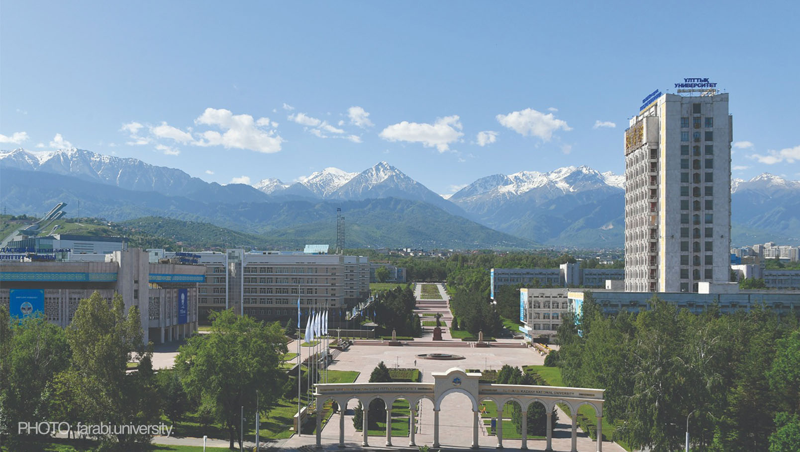 КазНУ. КазНУград. кампус Алматы. территория университета. благоустройство кампуса. мастер-план. коммерциализация земли. урбанистика Казахстан. застройка Алматы. развитие университетов.