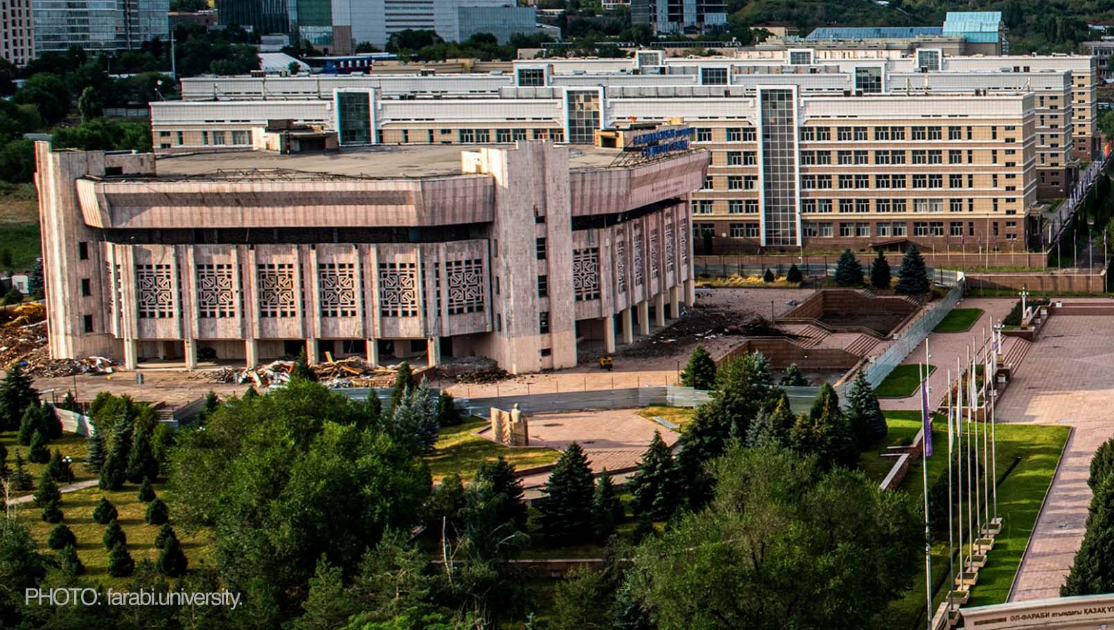 КазНУ. КазНУград. кампус Алматы. территория университета. благоустройство кампуса. мастер-план. коммерциализация земли. урбанистика Казахстан. застройка Алматы. развитие университетов.